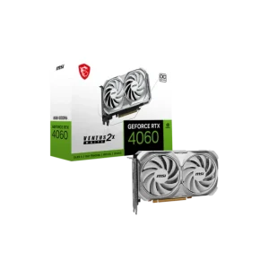 MSI GeForce RTX 4060 VENTUS 2X White 8G OC 8GB DDR6 Graphics Card