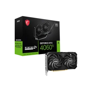MSI GeForce RTX 4060 Ti 8G VENTUS 2X BLACK E1 OC 8GB GDDR6 Graphics Card