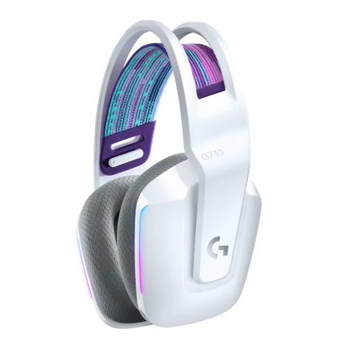 Logitech G733 LIGHTSPEED Wireless RGB Gaming Headset White - Image 2