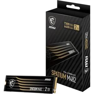 MSI SPATIUM M482 2TB PCIe Gen4 NVMe M.2 Internal SSD