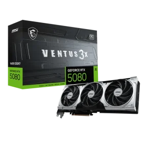 MSI GeForce RTX 5080 16G VENTUS 3X OC PLUS 16GB GDDR7 Graphics Card