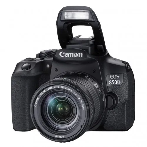 Canon EOS 850D 24.1 MP With 18-55mm IS STM Lens 4K UHD WI-FI Touchscreen DSLR Camera - Image 2