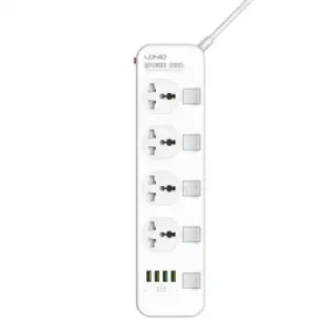 LDNIO SC4408 4 AC Outlets Universal Power Strip