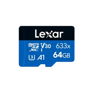 Lexar High-Performance 633x 64GB MicroSDXC UHS-I Memory Card
