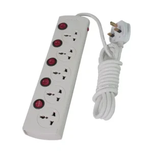 Nano MBS 405 5-Port Power Strip White