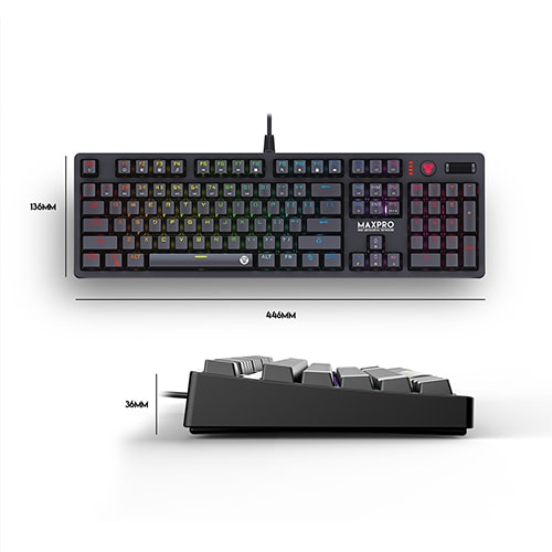 Fantech Max Pro MK851 RGB Mechanical Gaming Keyboard - Image 2