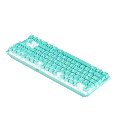 Fantech MAXFIT87 MK856 Mint Edition Blue Switch RGB Mechanical Keyboard - Image 2