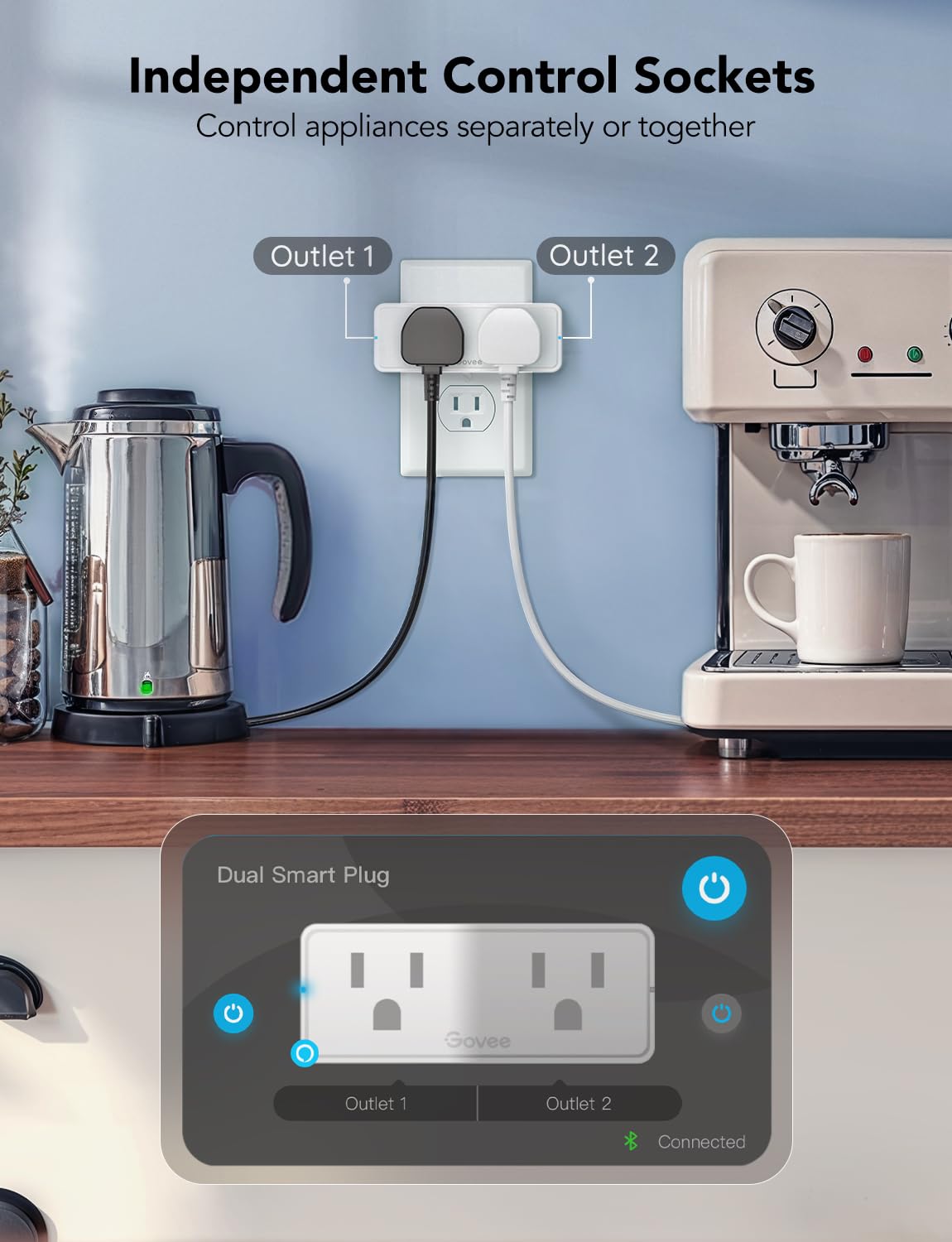Govee Dual Smart Plug 4 Pack - Image 3