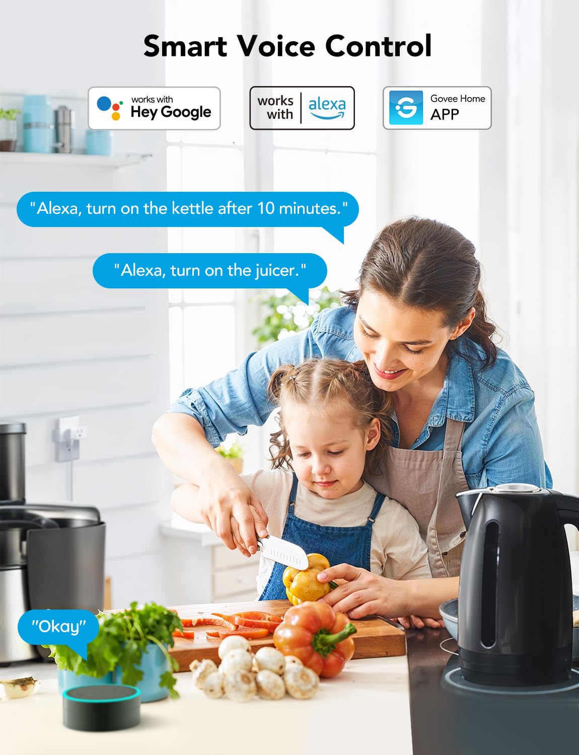 Govee Dual Smart Plug 4 Pack - Image 6