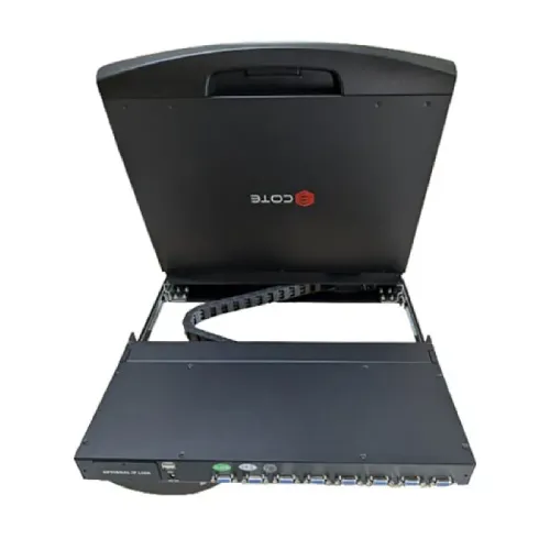 COTE KVM-1619M 16 Port KVM Switch with 19" Console - Image 3